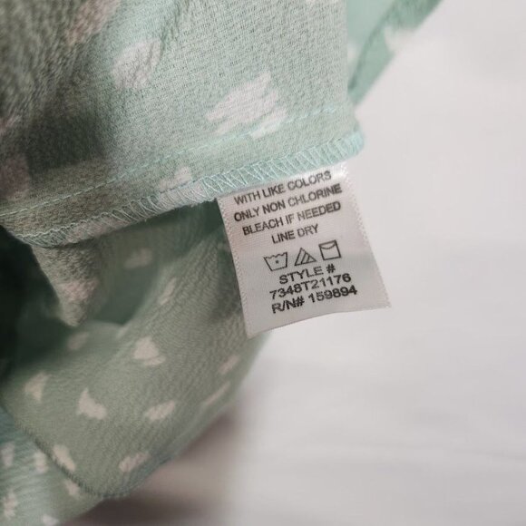 DNA Couture Button Front Tank Blouse in sage green‎ - Size XL - Picture 6 of 7